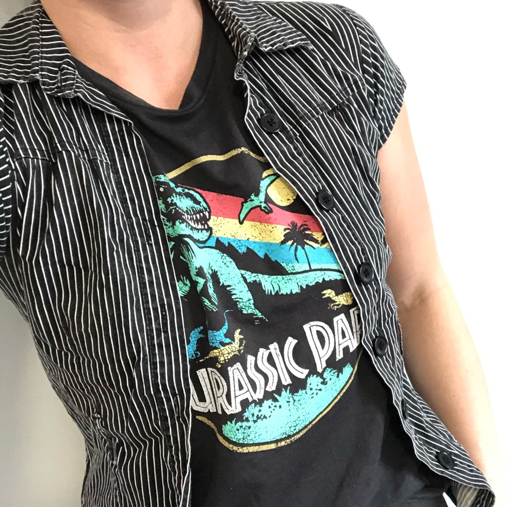 3 for $10 Striped short sleeve button up